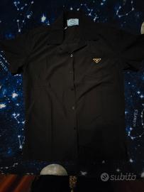Camicia Prada Nera Maniche  Corte