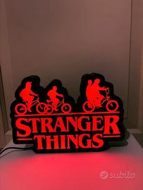 Stranger Things Lightbox Lampada Led 