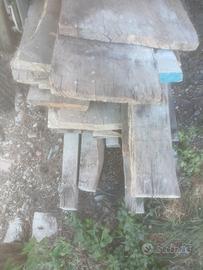 tavole noce rovere e travetti 