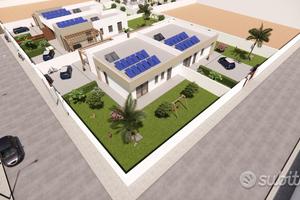 Cv113 villette bifamiliari con giardino