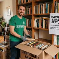 Sgombero libri GRATIS - Ritiro veloce a domicilio