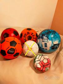 Lotto palloni di gomma vario tipo  PER FEDERICO