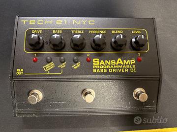 Tech 21 SansAmp Programmable Bass Driver DI