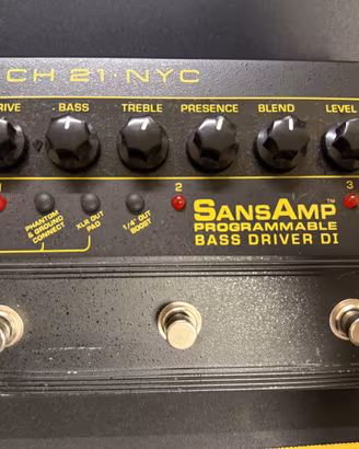 Tech 21 SansAmp Programmable Bass Driver DI