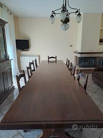 Tavolo in legno di noce