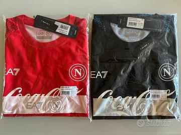 maglie sportiva Napoli EA7 Coca cola