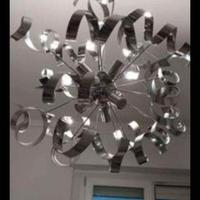 Lampadario in acciaio