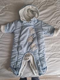DUDU Tuta imbottita bambino, azzurro taglia 6 mes
