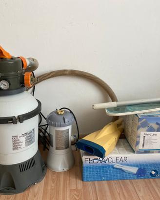 Kit  per pulizia e manutenzione x acque piscina