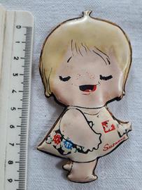 SUSANNA TUTTA PANNA Figurina gomma vintage anni'60