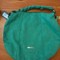 borsa a spalla e tracolla verde nuova 
