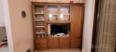 mobile soggiorno in noce