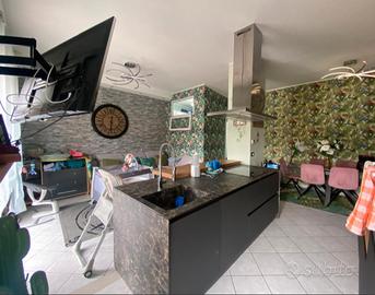 CUCINA CON ISOLA ARREDO 3 