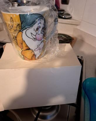 Tazza da colazione motivo 7 nani, Mammolo