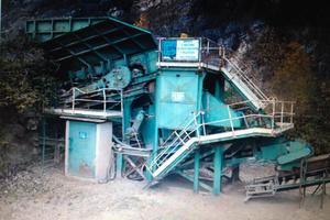 Impianto di frantumazione usato