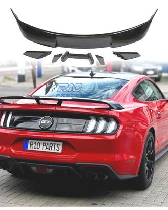 SPOILER ALETTONE FORD MUSTANG 15-23 LOOK GT500 NER
