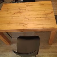 TAVOLO ALLUNGABILE, 80X120+2 MODULI DI 40CM