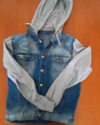 giubbino jeans/felpa