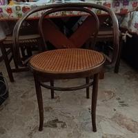 Sedie austriache in stile Thonet