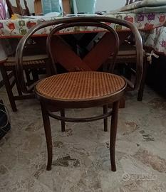 Sedie austriache in stile Thonet