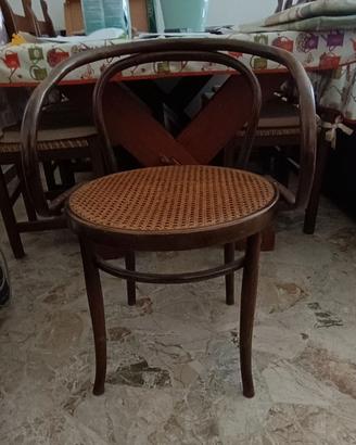 Sedie austriache in stile Thonet