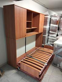 mobile con letto singolo a scomparsa