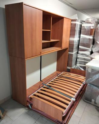 mobile con letto singolo a scomparsa