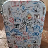 Valigia trolley grande con ruote