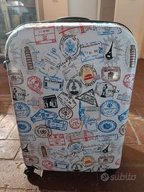 Valigia trolley grande con ruote