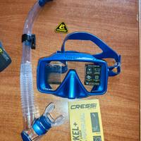 CRESSI set maschera SF1 & Dry Combo - Set Maschera