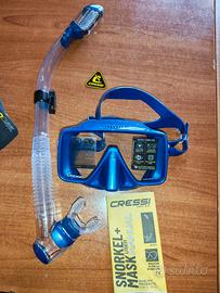 CRESSI set maschera SF1 & Dry Combo - Set Maschera