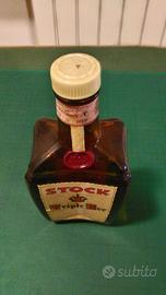 Bottiglia stock triple sec anni50-60 piena vintage