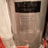 contenitore per olio in acciaio inox 