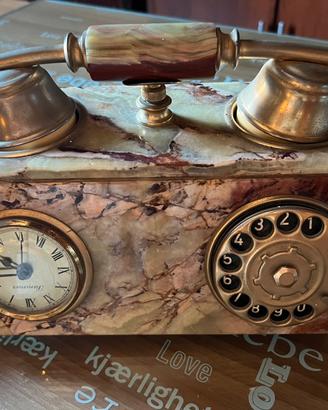 Telefono  in marmo onice