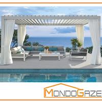 Gazebo pergola 3x3 mini bioclimatica pompeiana