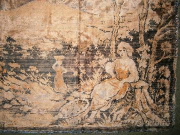 Tappeto Arazzo Vintage Napoli Anni '30- 98x53 cm
