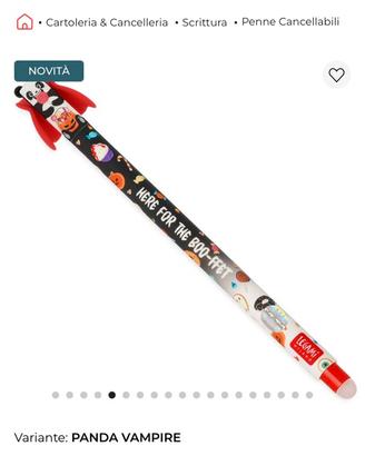 Penna legami Halloween mantello nero
