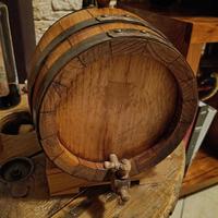 Botte da 4 litri in legno di rovere per distillati