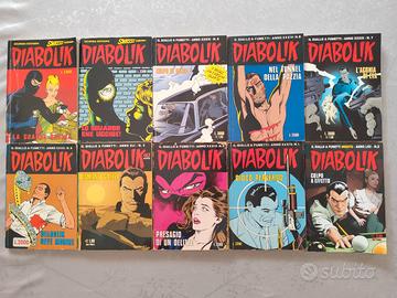 Lotto 2 - Blocco 10 fumetti Diabolik