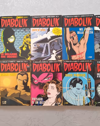 Lotto 2 - Blocco 10 fumetti Diabolik