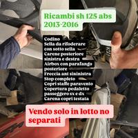 Ricambi sh 125 abs 2013-2016