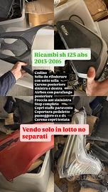 Ricambi sh 125 abs 2013-2016
