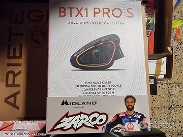 MIDLAND BTX1 PRO S Interfono Bluetooth singolo