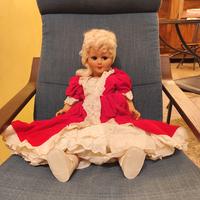 Bambola vintage italiana anni ’50 tipo “damina”