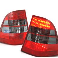 FANALI MERCEDES ML W163 98-05 LED ROSSO AFFUMICATO