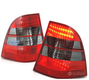FANALI MERCEDES ML W163 98-05 LED ROSSO AFFUMICATO
