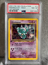 Misdreavus Holo 1 Edizione Neo Revelation PSA 8