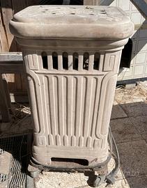 Stufa elettrica in terracotta -Vintage-