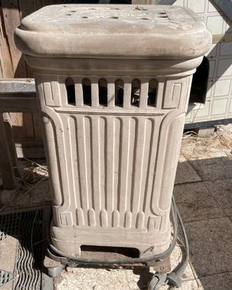 Stufa elettrica in terracotta -Vintage-