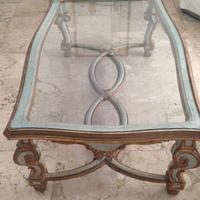 Tavolino da salotto in cristallo